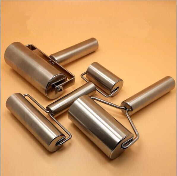 1 PC T bilden Edelstahl Teig rollen Stift Backen Kochen Werkzeug Rolle für Pasta Kekse Pizza und Teig PD 006