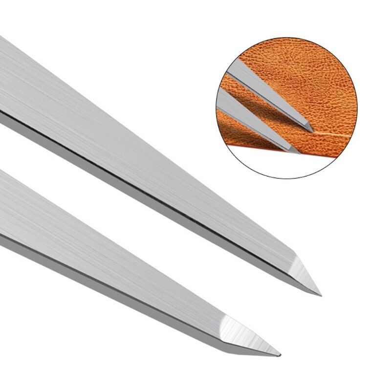 Adjustable Leather Compass Lockable Carbon Steel Divider Wing Creaser DIY Leathercraft Rotating Line Scribing Gauge Caliper Tool