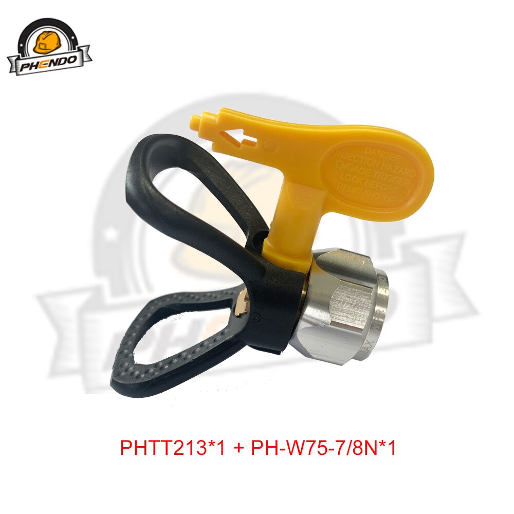 Phendo Tradetip 3 Spray Tip Voor Airless Guns Precisie Sproeikop 109 111 113 209 211 213 215 Airless Nozzle houder Tip: 213