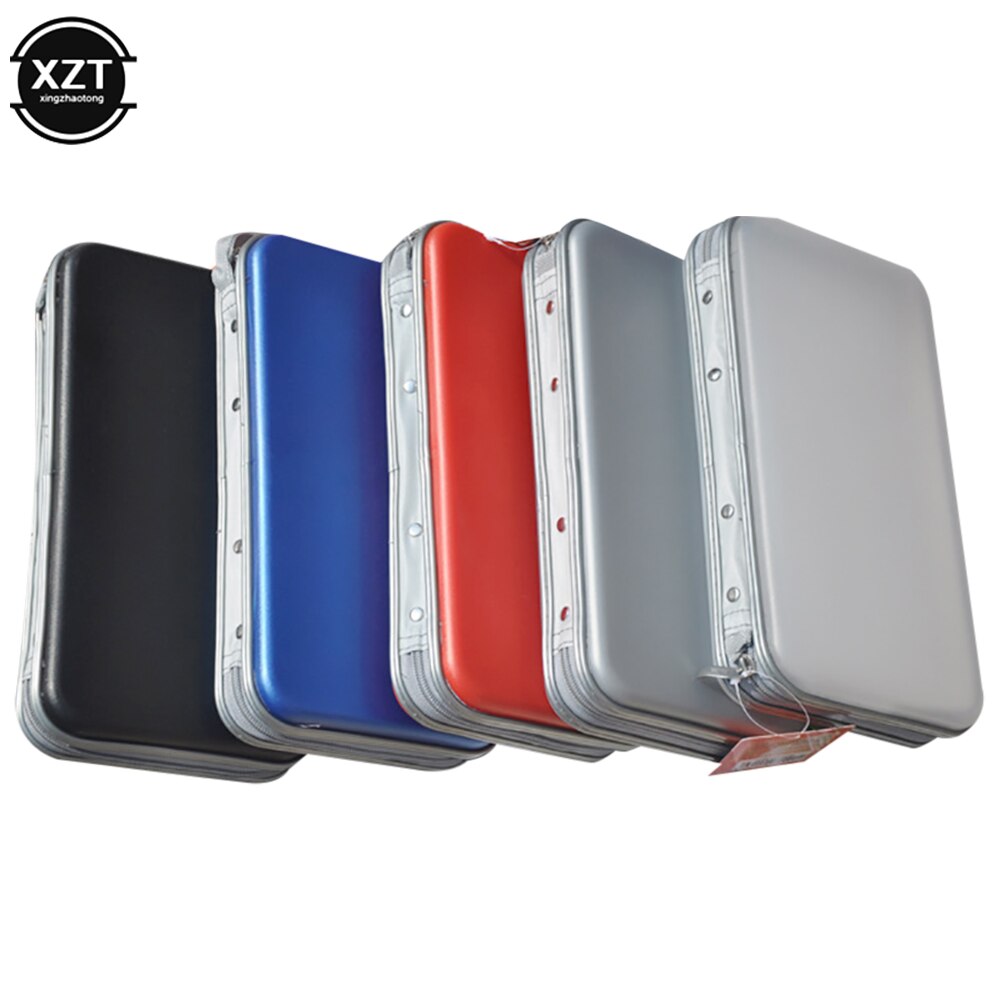 CD Case Waterproof Compression CD Package 80 Disc Capacity For Home Office And Travel Storage CD Bag with Zipper