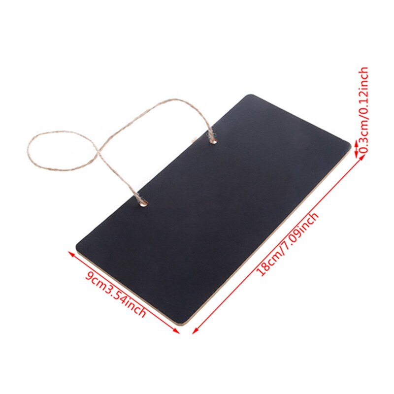 Hanging Blackboard Chalkboard Message Memo Chalk Board Home Party Wedding Decor