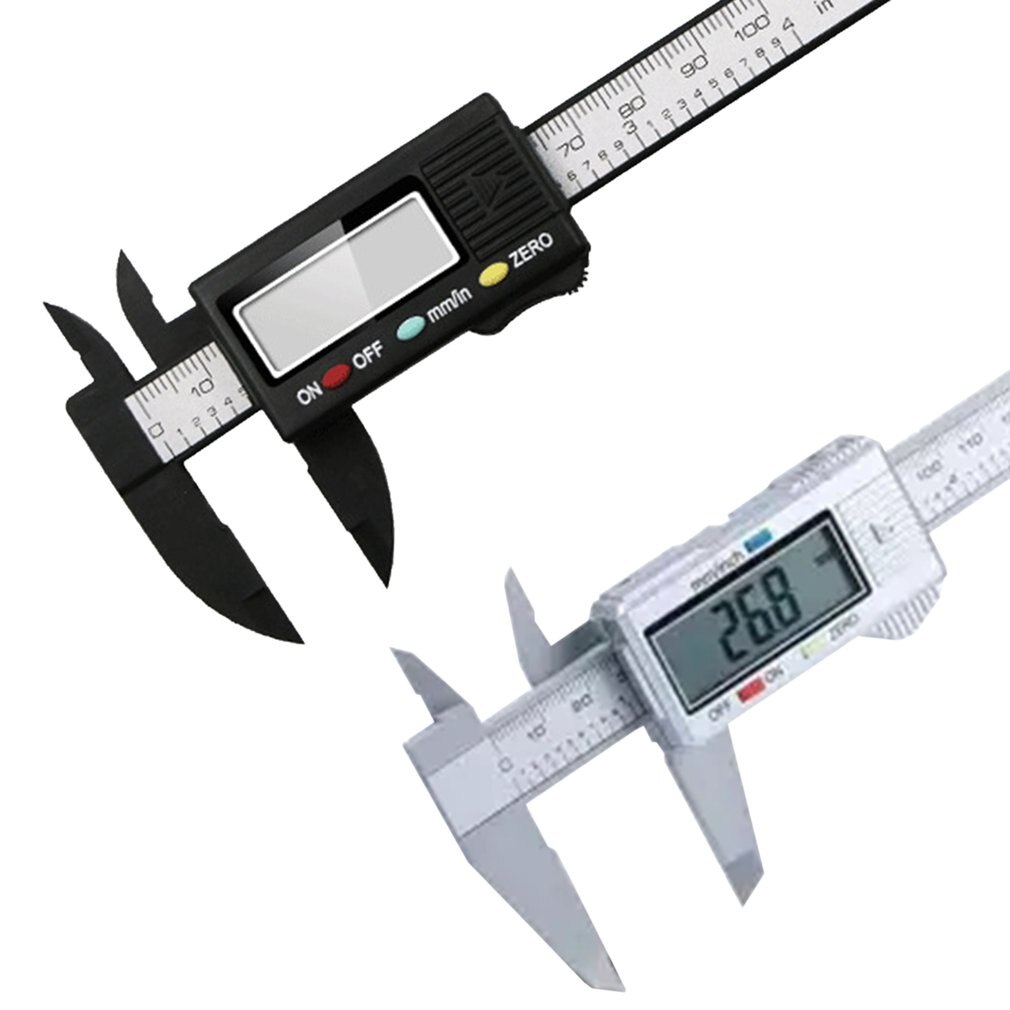 Elektronisk digitalt display vernier caliper 0-150mm plast digitalt display caliper måleværktøj indre diameter