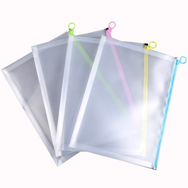 File Folder A4 Thick Waterproof Information Bag Desk Organizer Information Book File Bag Large Capacity File Organizer Folder