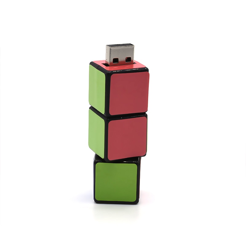 Toys usb flash drive 64GB 8GB 16GB 32GB 4GB pen drive Pendrive cube USB memory stick Usb disk rotation USB2.0