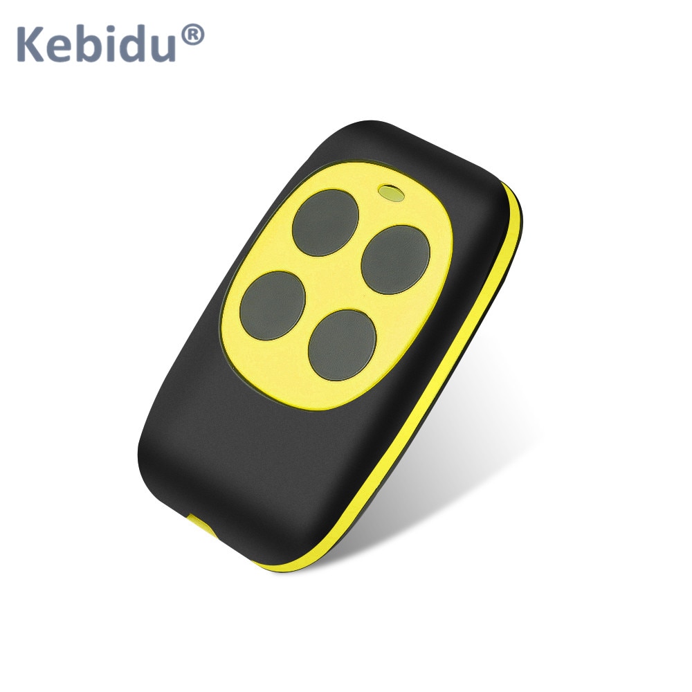 KEBIDU – télécommande sans fil 433.92Mhz, 4 boutons de clonage pour porte de Garage, ouvre-duplicateur de clé automatique: Yellow