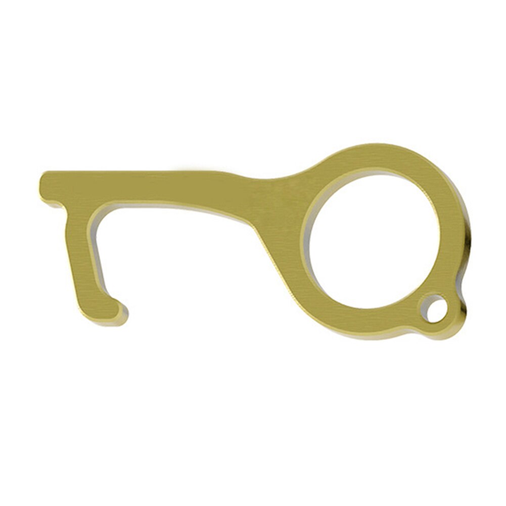 Portable presse ascenseur outil hygiène main antimicrobien alliage EDC ouvre-porte porte poignée clé métal Portable ouvre-porte: A8