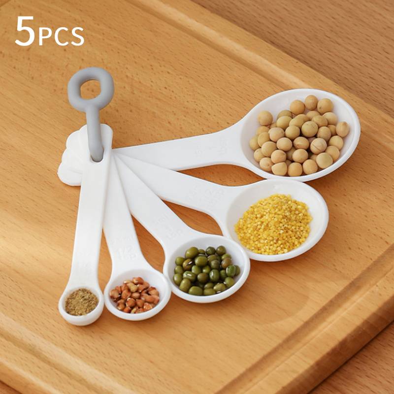 1/5pcs Measuring Tools Kitchen Measuring Spoons With Scale Meter Salt Sugar Spice Baking Grams Measuring Cup Adjustable Spoon