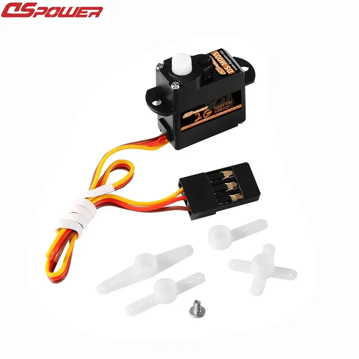 DSPOWER 2g Micro Servo Digital sin núcleo engranaje de plástico JR/JST enchufe Mini Servos para Rc helicóptero avión barco accesorios de modelo de coche