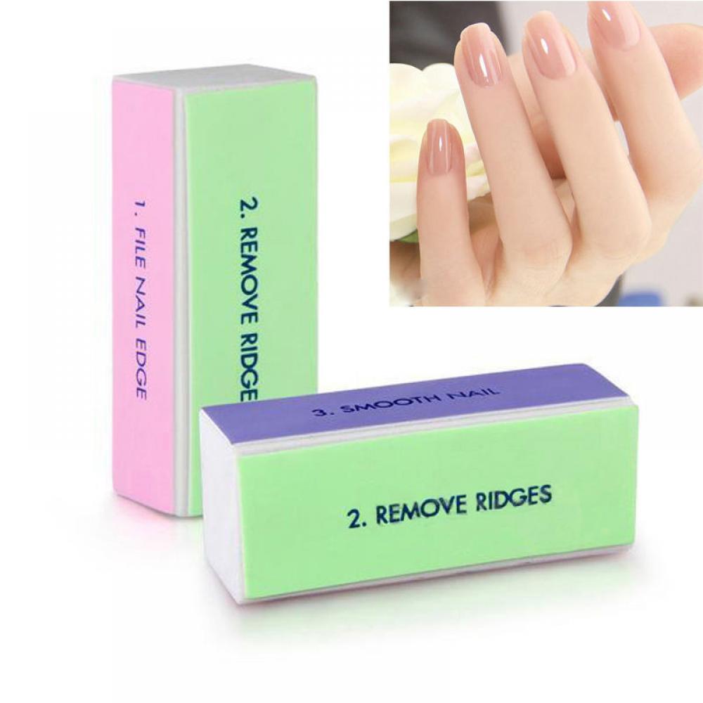 Professionelle Nagel Dateien Puffer Nagel Bretter 7 Schritt Nagel Polierer Glanz Polieren Block Nagel Kunst Manikübetreffend Veilchen Puffer-polier: zufällig -2