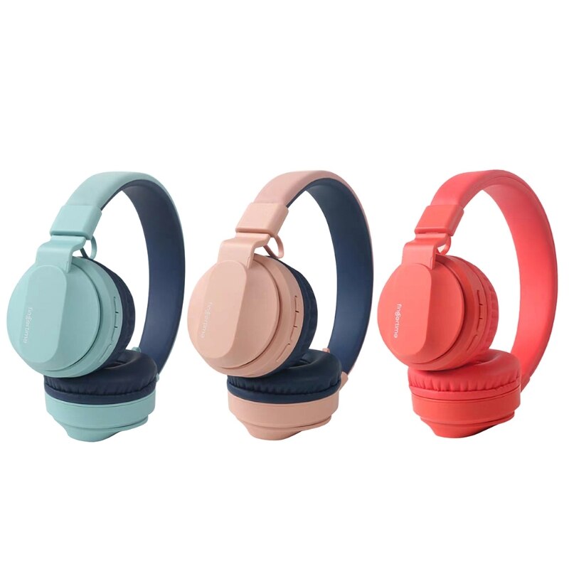Blue/ Pink/ White Childrens Headset Kids Headphone 5.0 Stereo and Sound