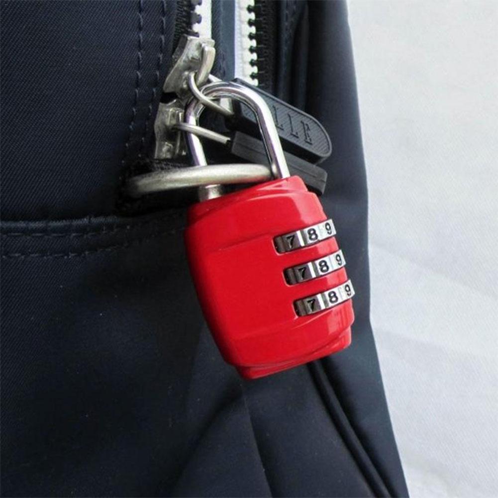 Password Lock Padlock Metal Lock Luggage Cabinet Lock Mini Anti-Theft Luggage Gym Lock