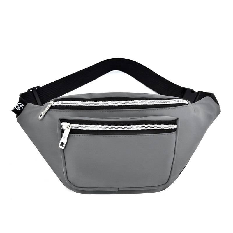 Fanny Pack for Women Waist Bag Women`s Belt Bag Men Hip Bum Pocket with Adjustable Belt for Travel, Party, Running: Grey