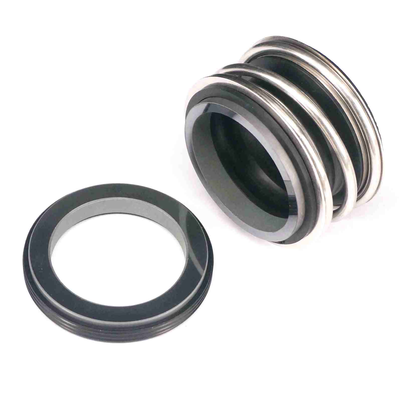 16mm Innen Durchmesser Mechanische wasserpumpe welle dichtung Single Spule Frühling Kohlenstoff vs Silizium Hartmetall NBR