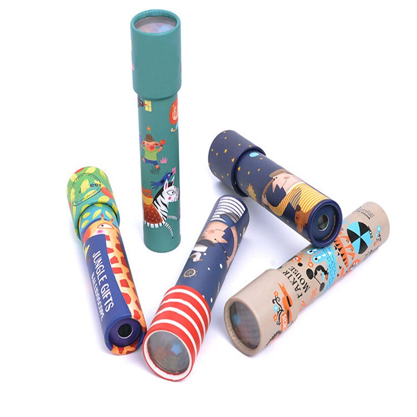 Rotating Kaleidoscope Imaginative Cartoon Children Interactive Magic Classic Educational Toys for Kids as