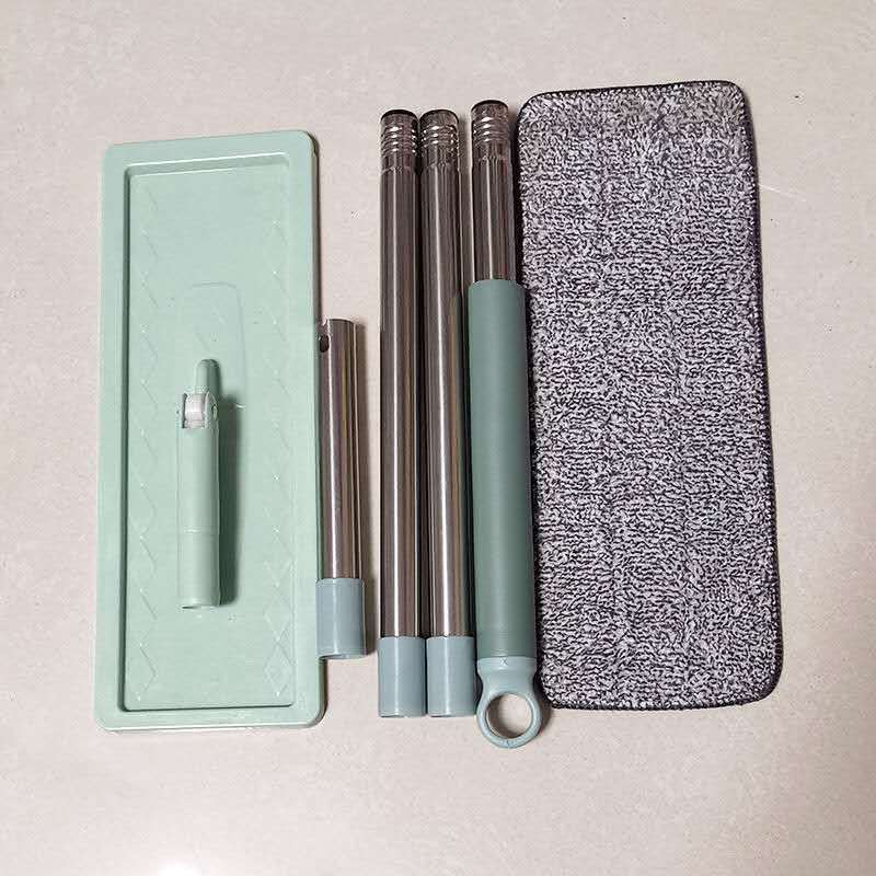 Squeeze Mop Clean Up To Replace with Bucket for Wash Floor Cleaning Wipe Rod Accessories Floors Help Lightning Offers Microfiber: Green A