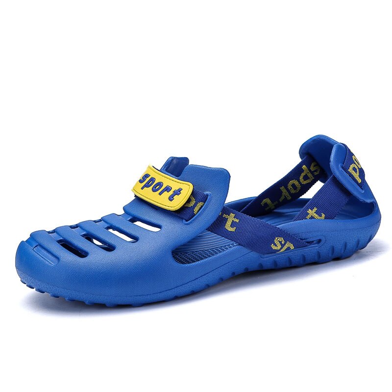 Mannen Sandalen Zomer Slippers Slippers Mannen Outdoor Strand Casual Schoenen Mannelijke Sandalen Water Schoenen Sandalia Masculina: Blue / 45