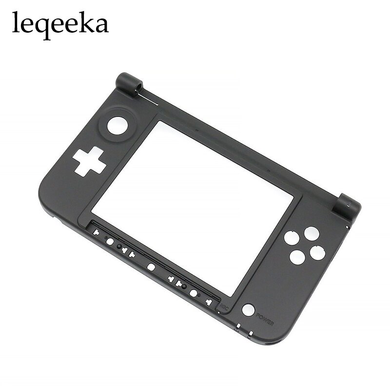 Bisagra de repuesto para Nintendo 3DS XL, carcasa media con tapa de joystick, color negro, nueva versión de