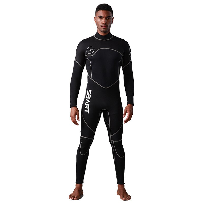 Sbart 3Mm Mannen Full Body Winter Wetsuit Duikpak ... – Vicedeal