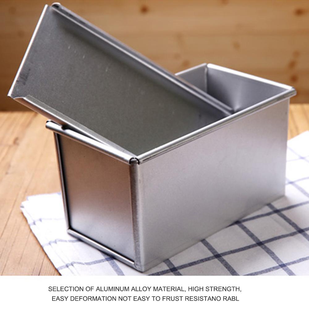 Maker Toast Pan Tray Loaf Bread With Cover Useful Carbon Cake Lid Steel Mold Heavy Practical