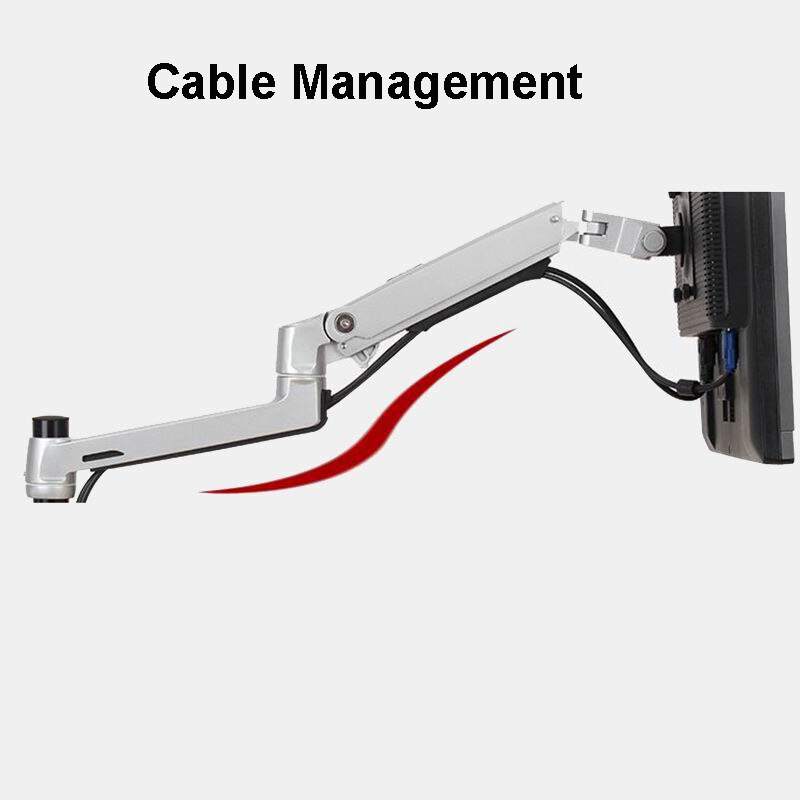 Hyvarwey XSJ8012W Zauberstab montieren Aluminium Mechanische Frühling Arm Monitor Halfter voll-Bewegung LCD LED-Monitor Montieren Arm Monitor Unterstützung