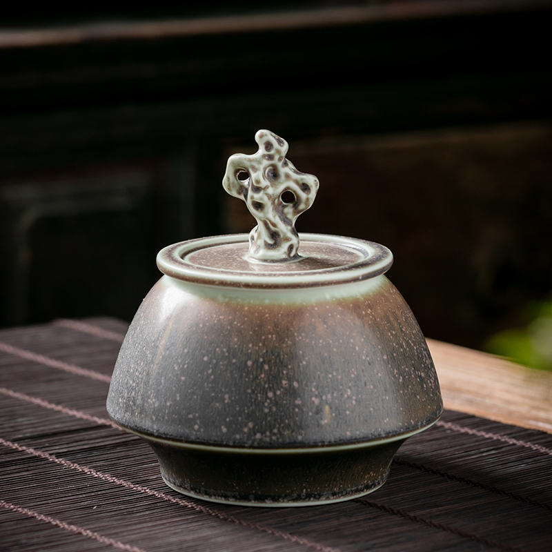 Teapot Ceramic Sealed Pot Teapot Home Black Tea Green Tea Teapot Tea Container Tea Container Tea Caddy: A001