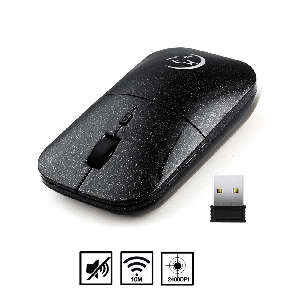 Souris sans fil réglable ergonomique affaires voyage bouton Mini souris Portable ergonomique ordinateur silencieux PC Gamer bureau