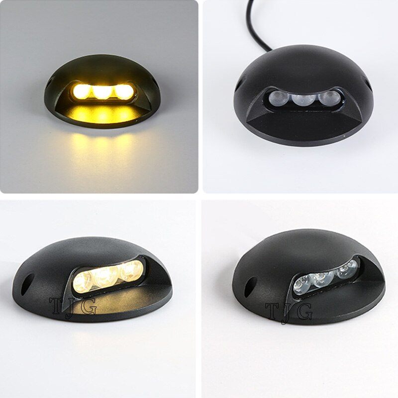 3W 6W 9W 12W IP68 Waterproof LED Underground Light Outdoor Ground Garden Path Floor Buried Yard Spot Landscape AC85-265V DC12V