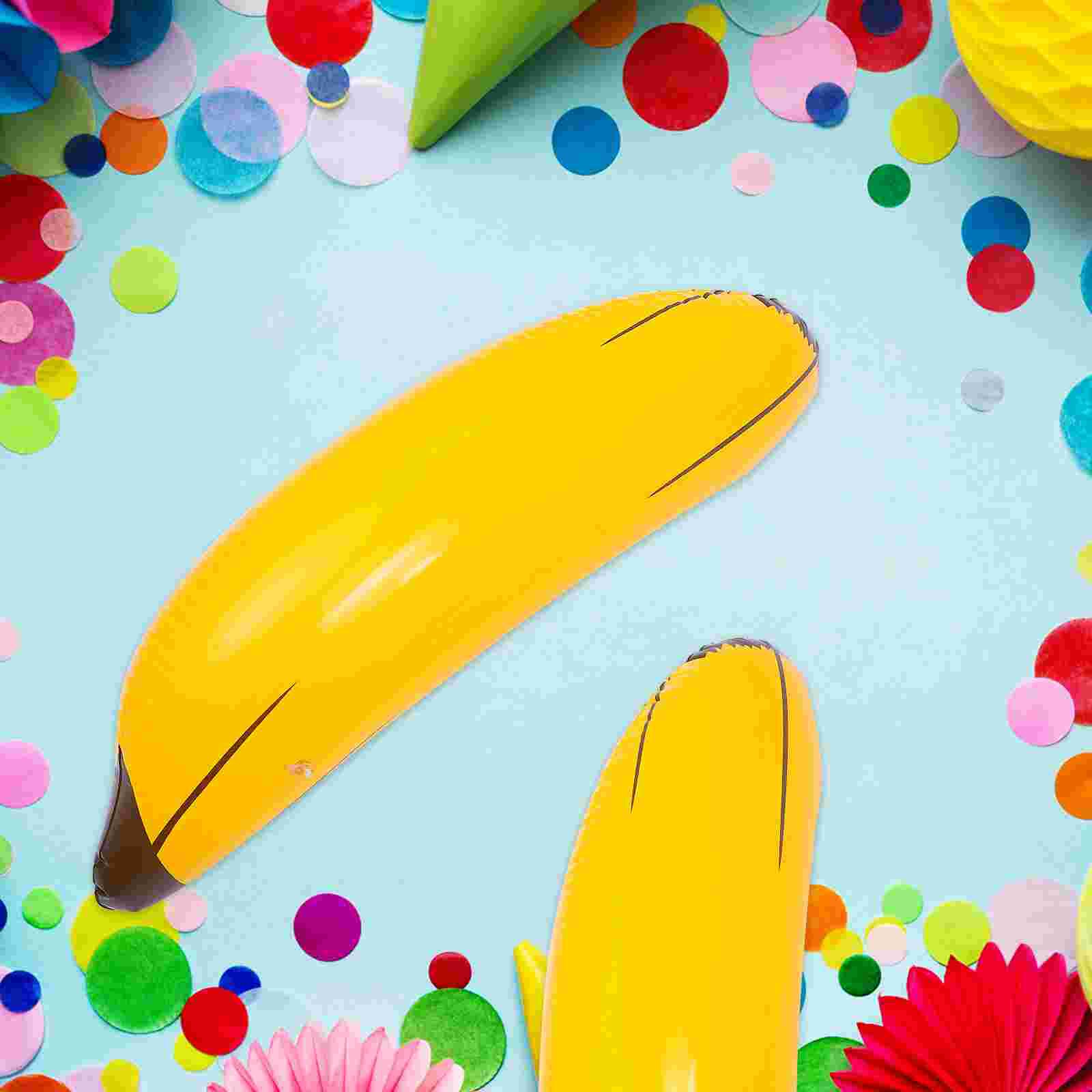 3Pcs Opblaasbare Banaan Party Game Voor Bridal Shower Engagement Zwembad