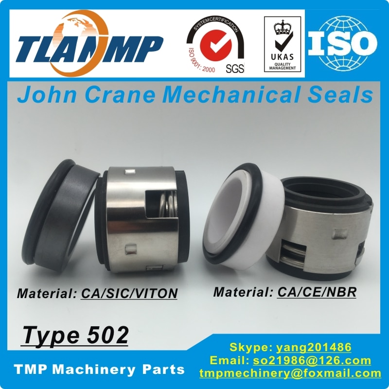 T502-28 502/28 J-Crane Mechanical Seals (Materiaal: Carbon/Sic/Vit) | Type 502 As Size 28Mm Elastomeer Balg Pompen Seals