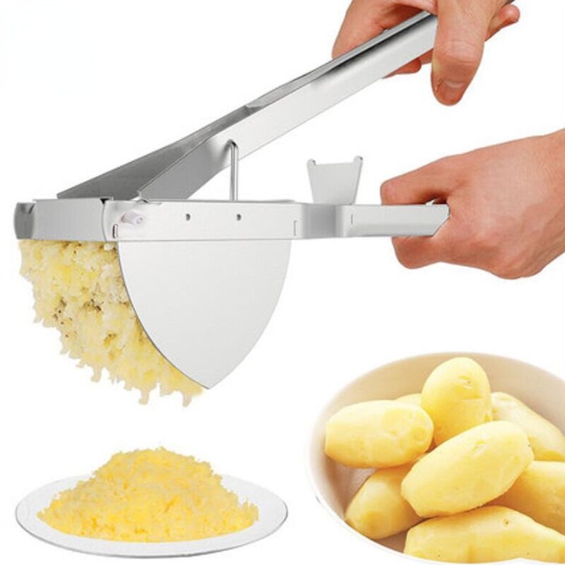Handleiding Aardappel Presser Rvs Aardappelstamper Multifunctionele Aardappel Mash Pompoen Aardappel Puree Maken Tool Keuken