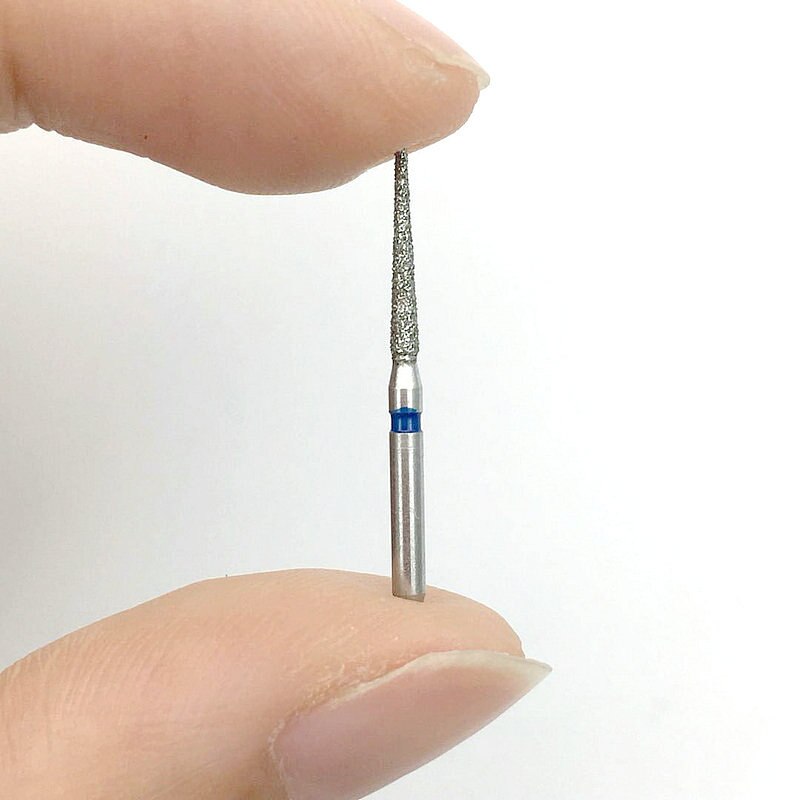 10 stk diamantborer dental  fg 1.6mm højhastighedsbor til højhastigheds håndstykke medium tc -10