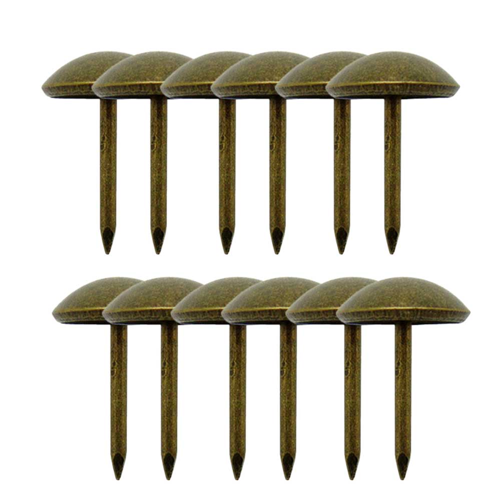 100Pcs Meubelen Antieke Brons Doornail Sofa Hardware Sieraden Borst Decoratieve Tack Stud Bekleding Nail Verdikte Hout
