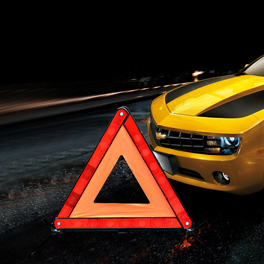 Folding Tripod Road Breakdown Reflective Traffic Safety Sign Roadway Safety Traffic Signal Car Parking Emergency Warning Sign