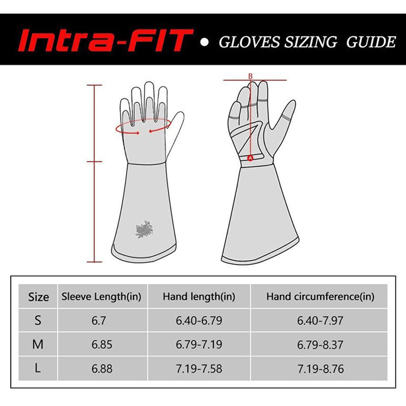 1pair Gardening Thorn Proof Long Gloves Garden Planting Pruning Tool Lawn Hands Protector Waterproof Trimming Gardening Glove