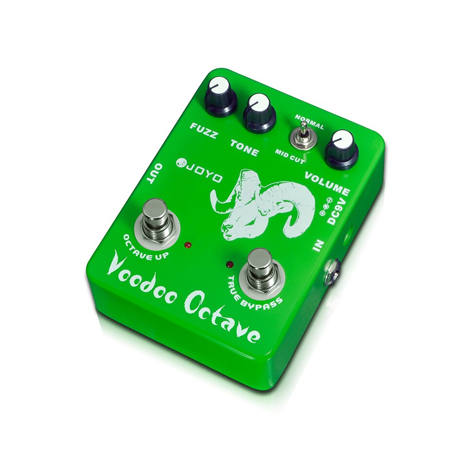 JOYO JF-12 Voodoo Octave Electric Guitar Effect Pedal Fuzz Octaver Effects Pedal Guitar Stompbox 60's Vintage MKIV MK2 FUZZ