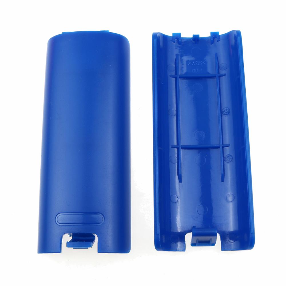 YuXi Copertura Posteriore della Batteria Porta Coperchio Replacment per Nintend per il Controllo Remoto Wii controllore Gamepad Maniglia Batteria Custodie Copertura: buio blu