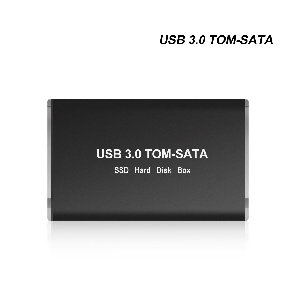 Contenitore esterno di HDD del contenitore di Hdd della scatola del disco rigido di TISHRIC USB3.0 a NGFF M.2 M-SATA: USB3.0 To M-SATA