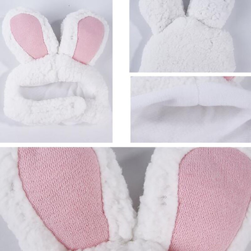 Cat Clothes Costume Bunny Rabbit Ears Hat Pet Cat Cosplay Clothes For Cat Costumes Small Dogs Kitten Party Costume pet products