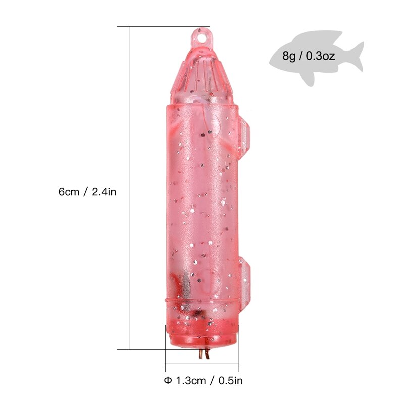 ABGZ-4Pcs Led Underwater Fishing Light Squid Bait Lure 150hrs Lifespan 300M Deep Carp Fishing Tackle Pesca Lures