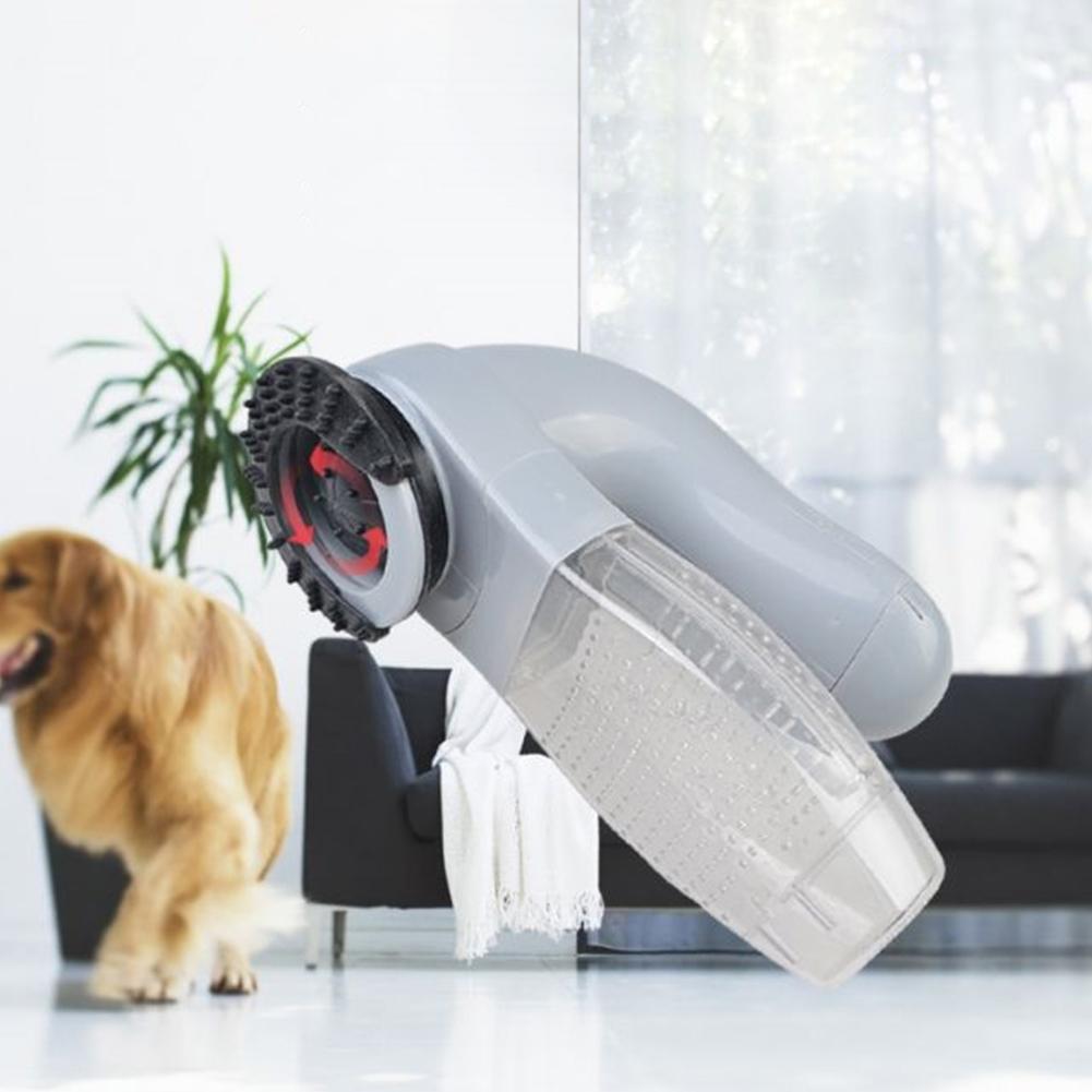 Dispositivo eléctrico portátil para quitar el pelo de mascotas, aspiradora de limpieza de masaje para gatos y perros, cepillo para el pelo de mascotas
