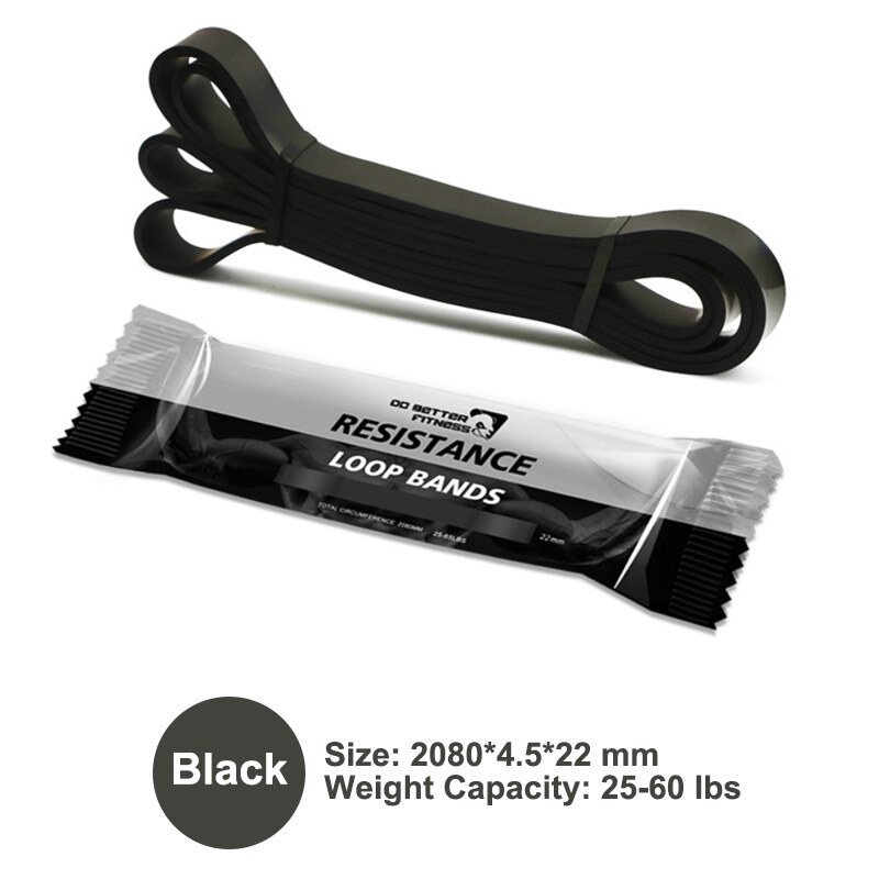 Bandas elásticas de estiramiento para ejercicio, 208cm, asistencia para entrenamiento físico, Pilates, entrenamiento en casa: 1pcs Black band