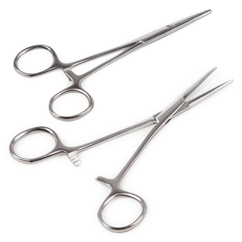 Roestvrij Staal Huisdier Hemostatische Tang Kat Hond Grooming Schaar Huisdieren Rechte/Gebogen Hoofd Tang Hond Haar Reiniging Tang