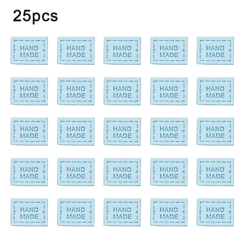 25/50pcs PU Leather Labels Tags Small Handmade Labels DIY Clothes Hats Bags Hand Made Label Sewing Tags Sewing Accessories Tools: Copper