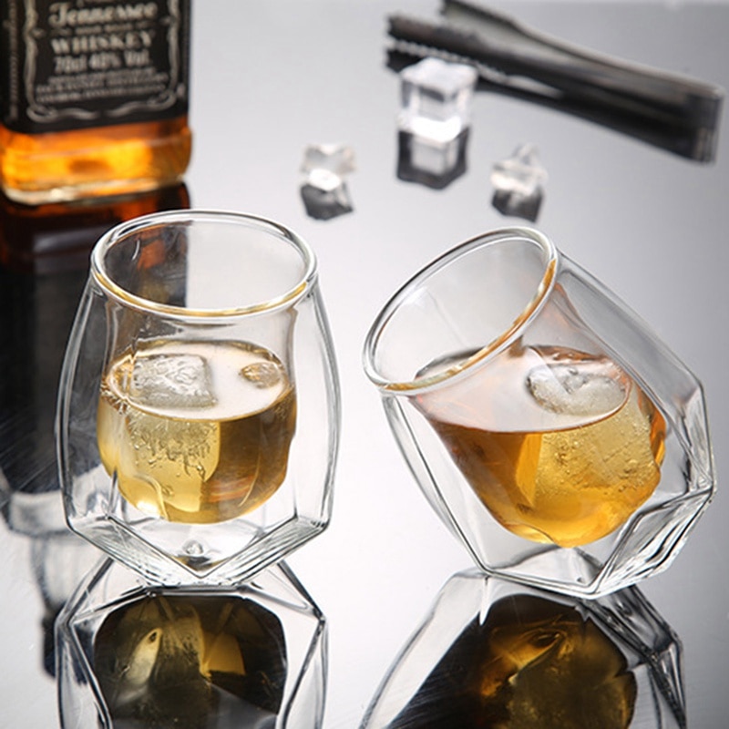 Whiskey Glazen Whisky Bourbon Cocktails Rum Duurzaam Whiskey Glazen Ouderwetse Glas 2Pcs Servies