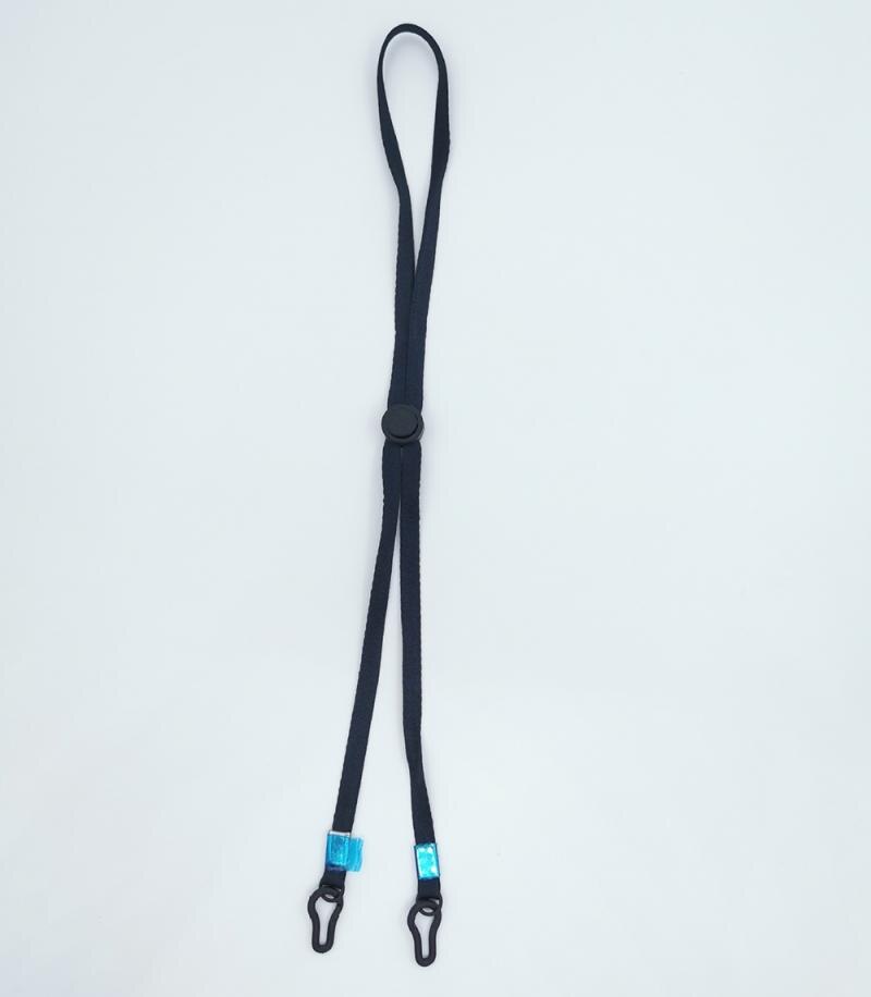 Masker lanyard kinderen masker houder - gezichtsmasker ketting - gezicht anti-verlies en anti-masker lanyard: Zwart