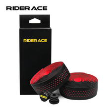 Taśma na kierownicę roweru miękka oddychająca taśma barowa Eva Pu taśma tłumiąca drgania antywibracyjne z 2 zaślepka robić kierownicy części rowerowe