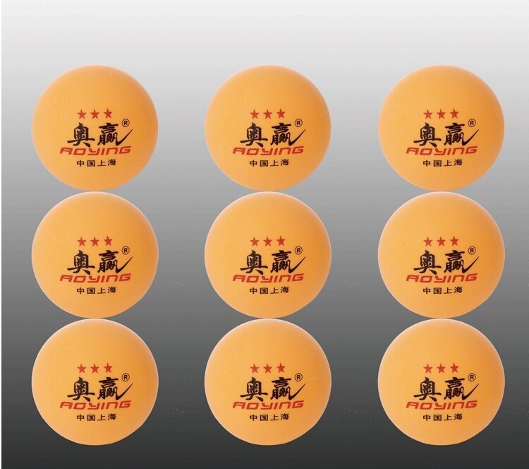 10 stk/mye bordtennisballer 3- stjerners 40mm sportsping pongballer leker bhd 2