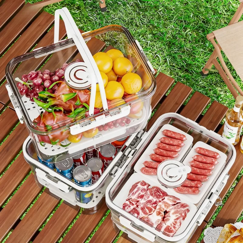 Tragbare Lebensmittel-Aufbewahrungsbox Kühlschr... – Grandado