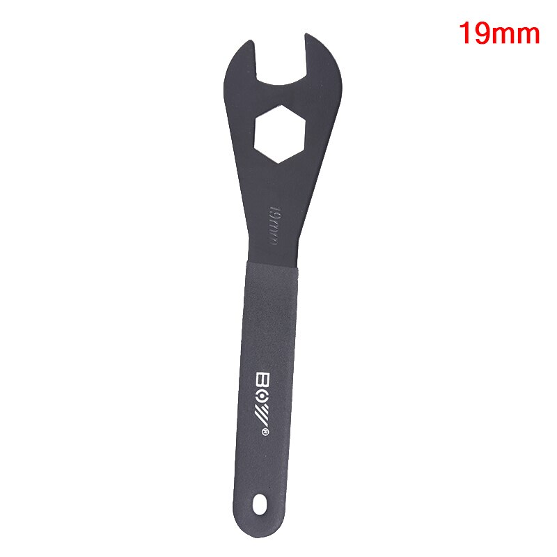 Carbon Steel Bicycle Spanner Wrench Spindle Axle Bicycle Fit for 13mm 14mm 15mm 16mm 17mm 18mm 19mm Cone Bike Repair Tool
