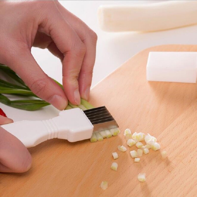 Onion Cutter Slicer Multi Chopper Scallion Kitchen Knife Shred Tools Slice Cutlery Cooking Tools CF-137
